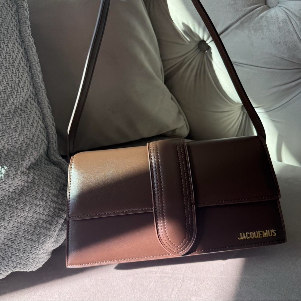 Jacquemus Brown Leather Shoulder Bag - Picture 12 of 16